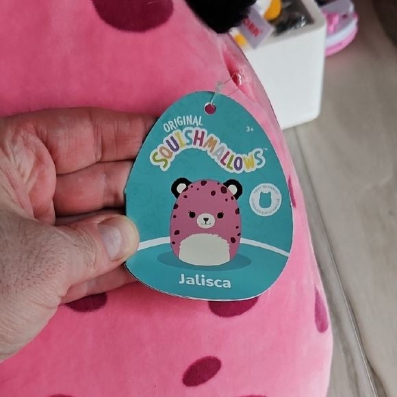 Squishmallows Pink Leopard Plush Toy - Picture 3 of 3